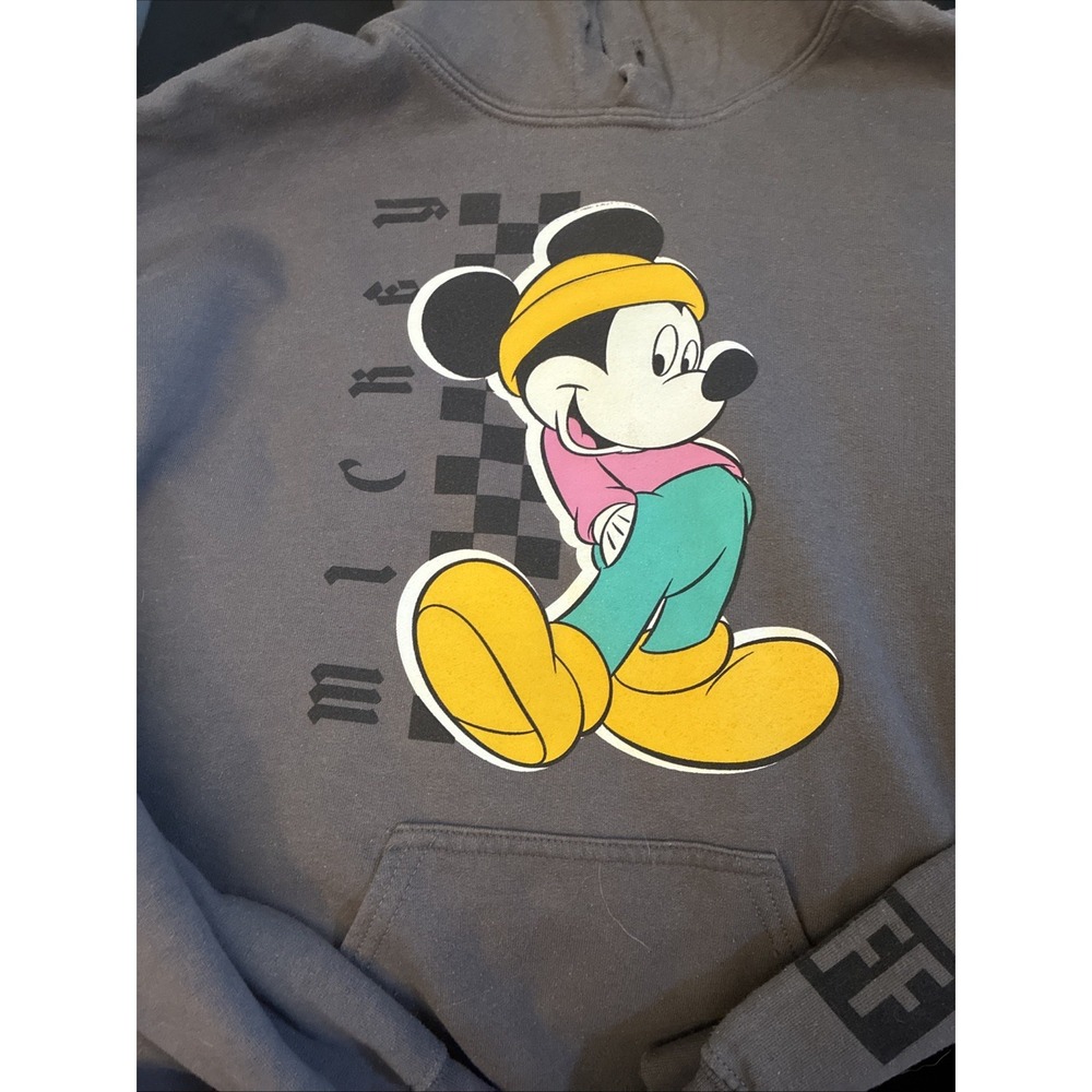 Neff Disney mickey mouse pullover hoodie sweater Size S/p 005